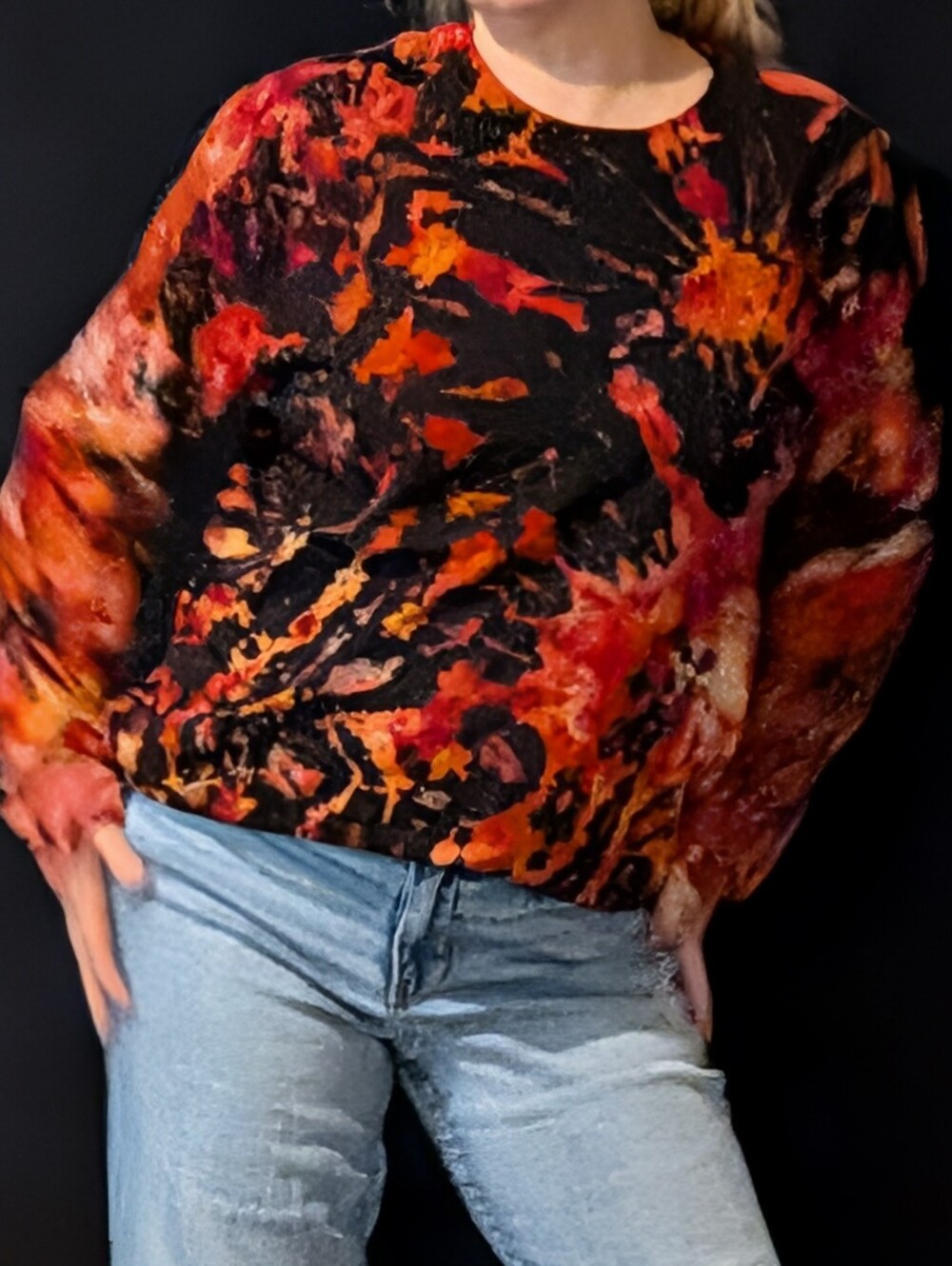 New Reverse Tiedye Unisex Long Sleeve Shirt